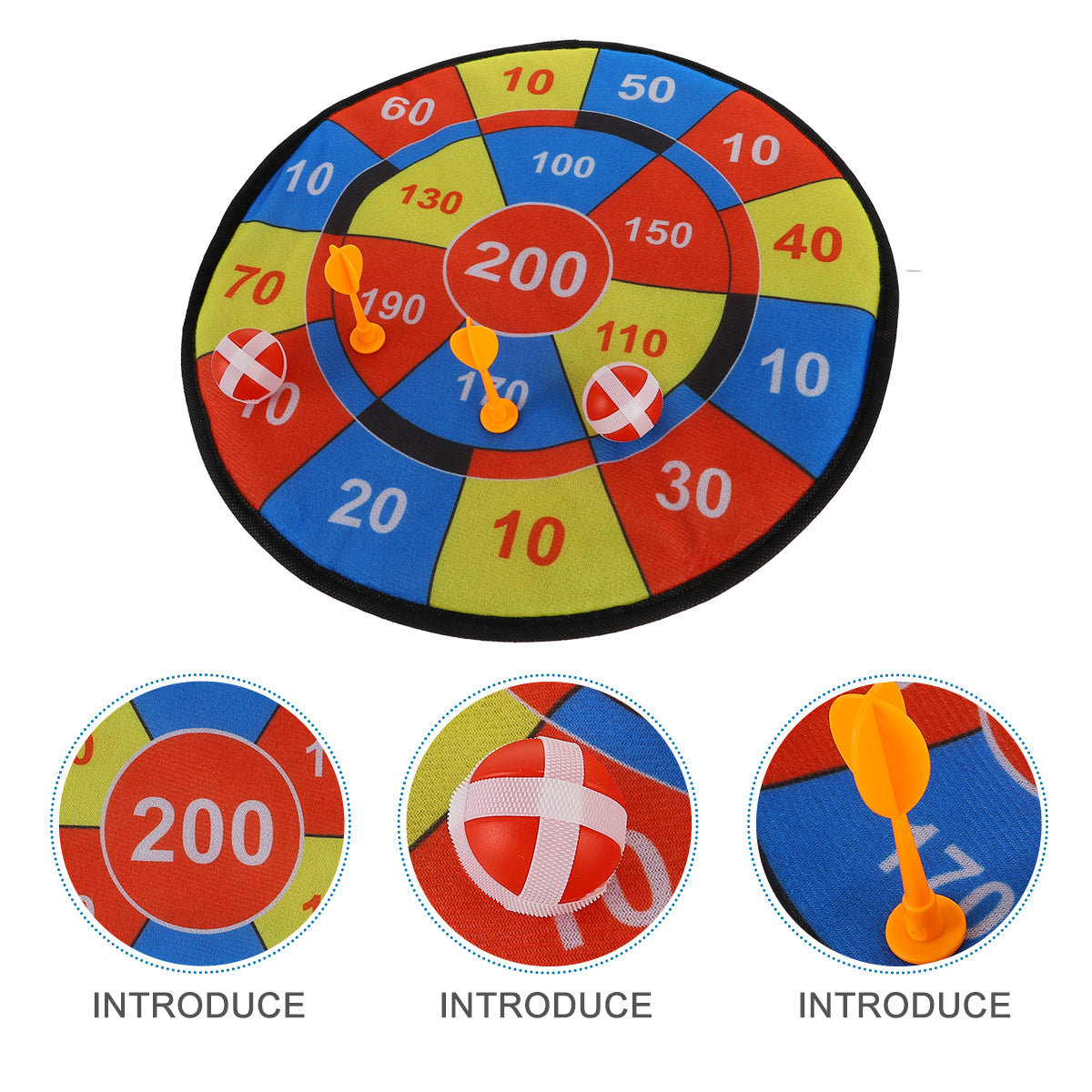 12 8 6 Outdoor Dart Board Game J646546