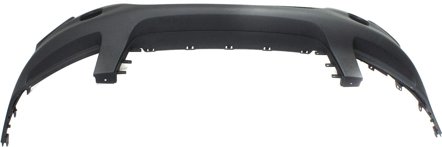 Textured Dark Gray Front Bumper Cover with Signal Light Hole L335