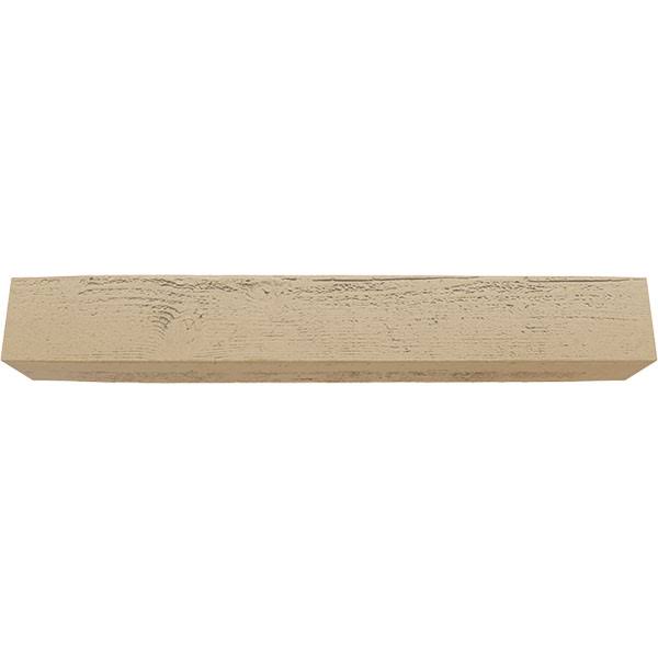 Rough Sawn Faux Wood Fireplace Mantel, Natural Pine Y769037