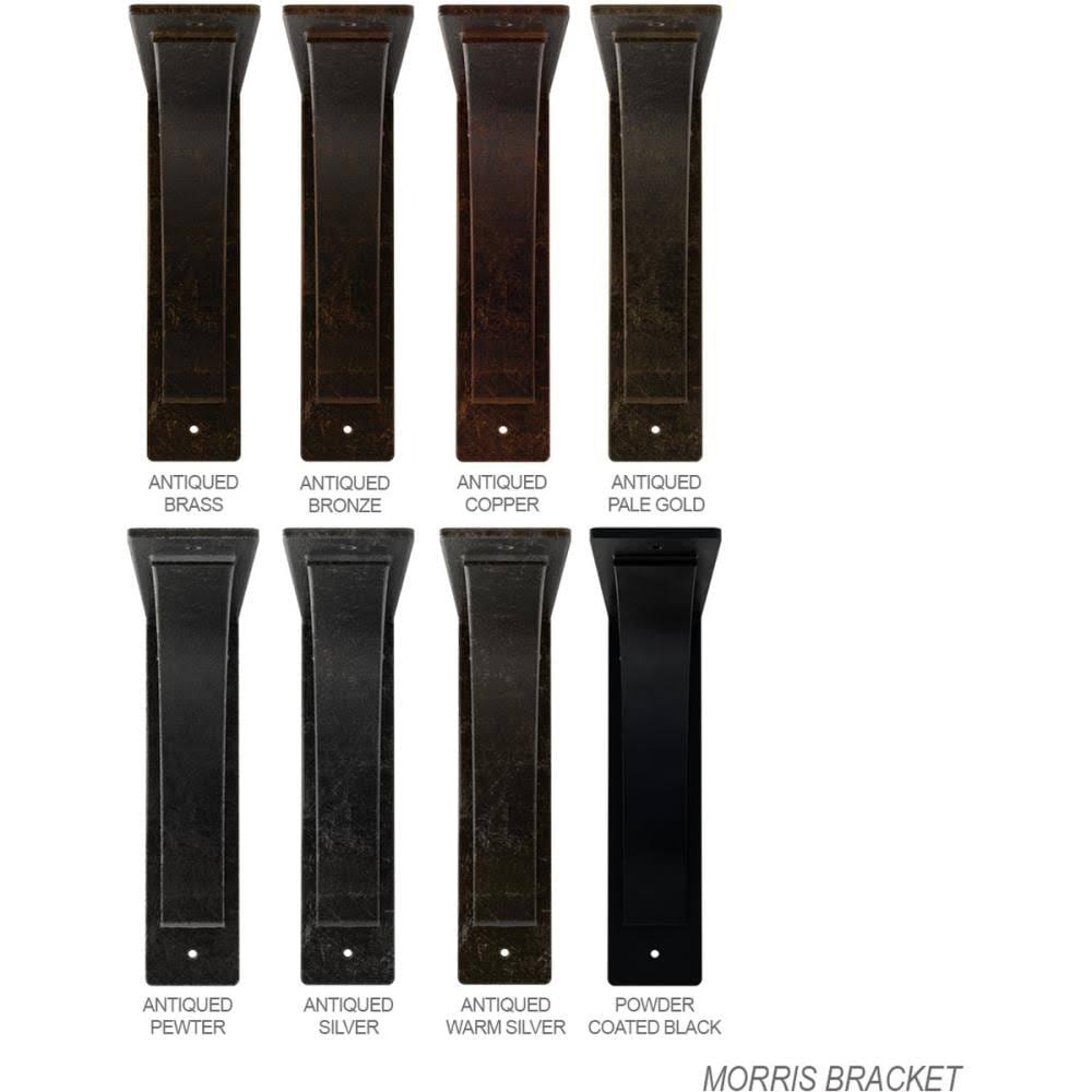 Antiqued Silver Steel Bracket O1811