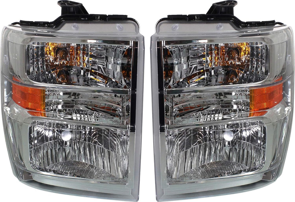 Set of 2 Halogen Headlight Assembly Z38793