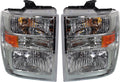 Set of 2 Halogen Headlight Assembly Z38793
