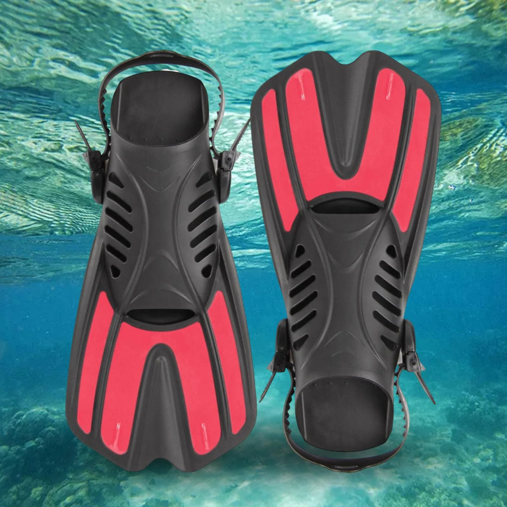 Pink Flexible Diving Flippers V54968