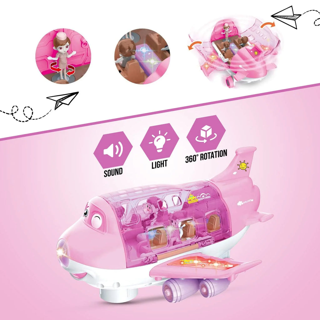 Kids' Play Airplanes with LED Flashing Lights and Sounds U68153