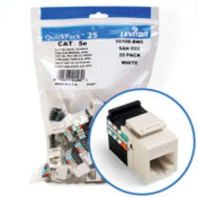 Cat Light Almond 25-Pack QuickPort Connector F17242