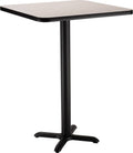 48x22 Square Grey Nebula Cafe Table Y775