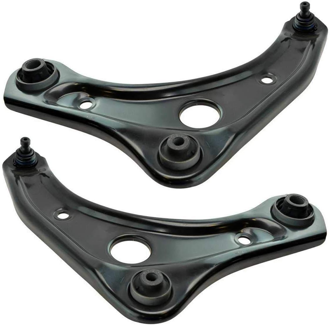 Pair of 2 Front Lower Suspension Control Arm and Ball Joint Assembly with Bushing X653145