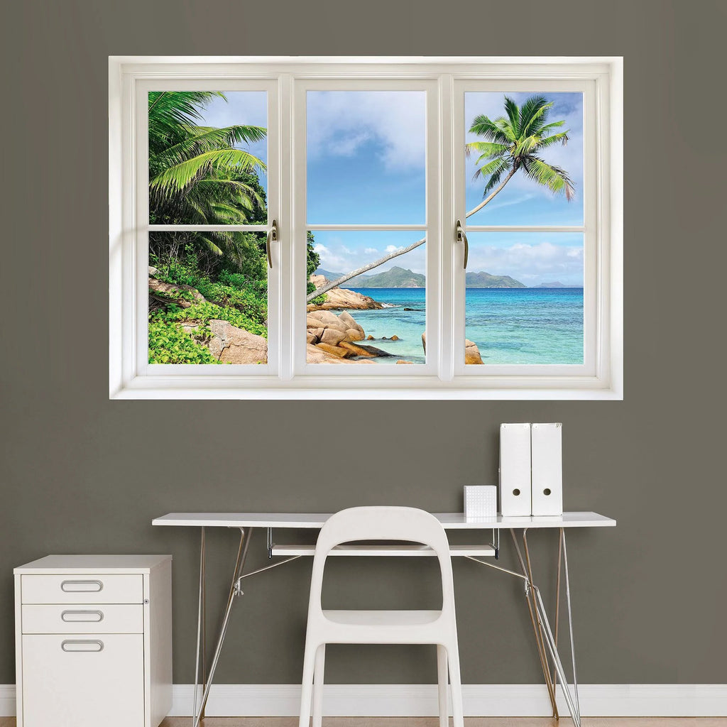 Tropical Beach Wall Decal D3834