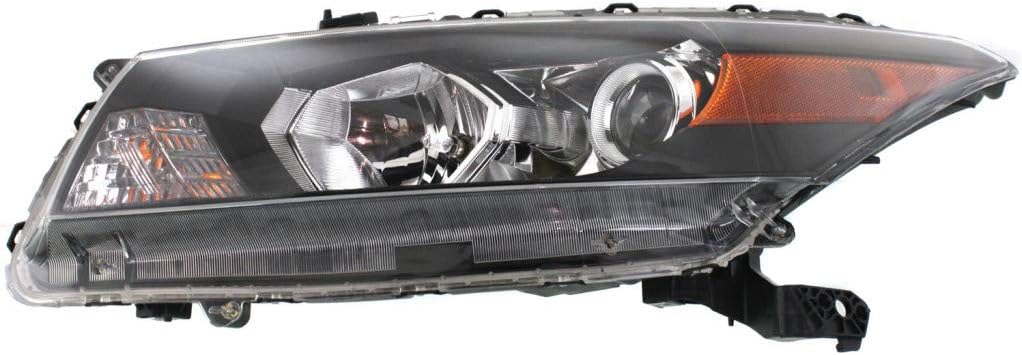 2008 2009 2010 Honda Accord Headlight Assembly Pair w/Bulbs S5781