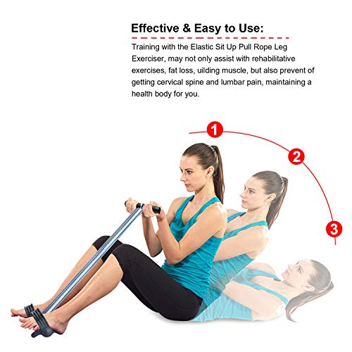 Elastic Sit Up Equipment with Foot Pedal Q85734