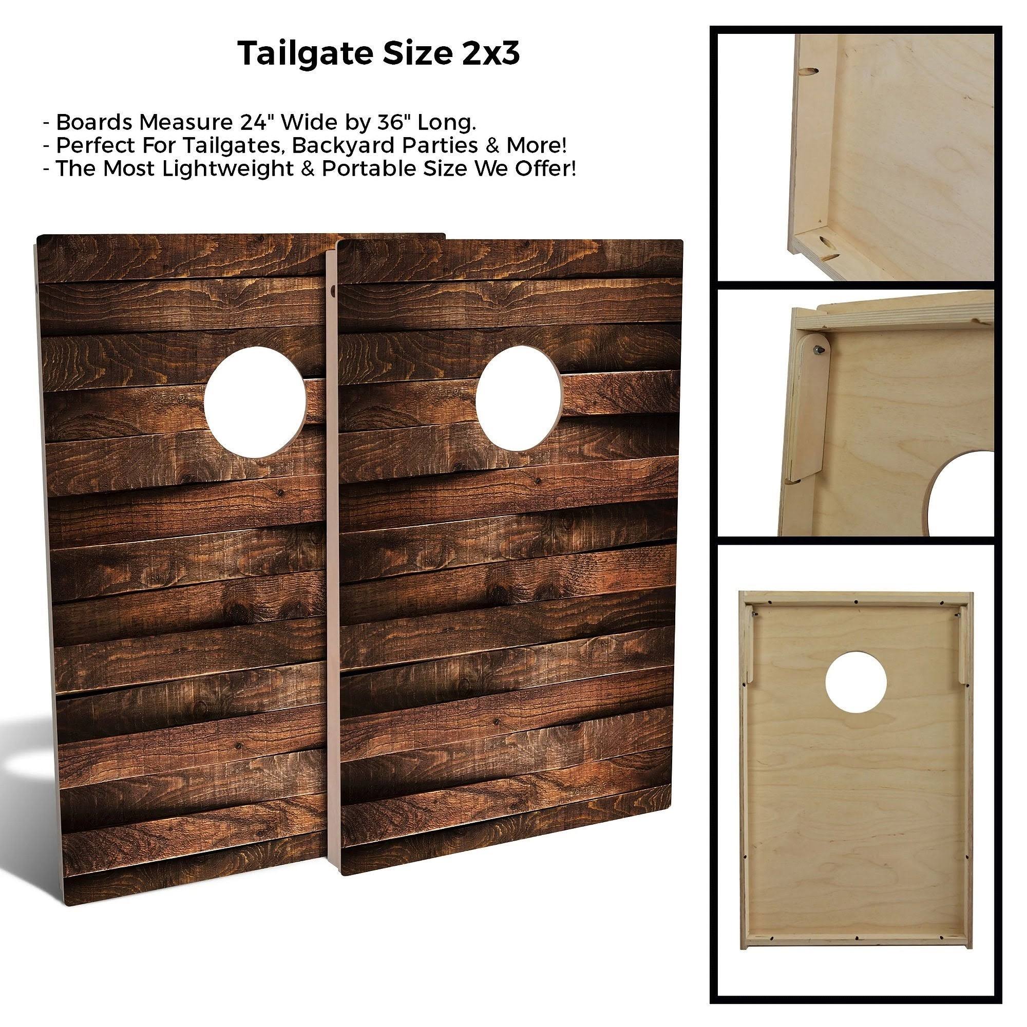 Cornhole Set with Lights & Case Q430883