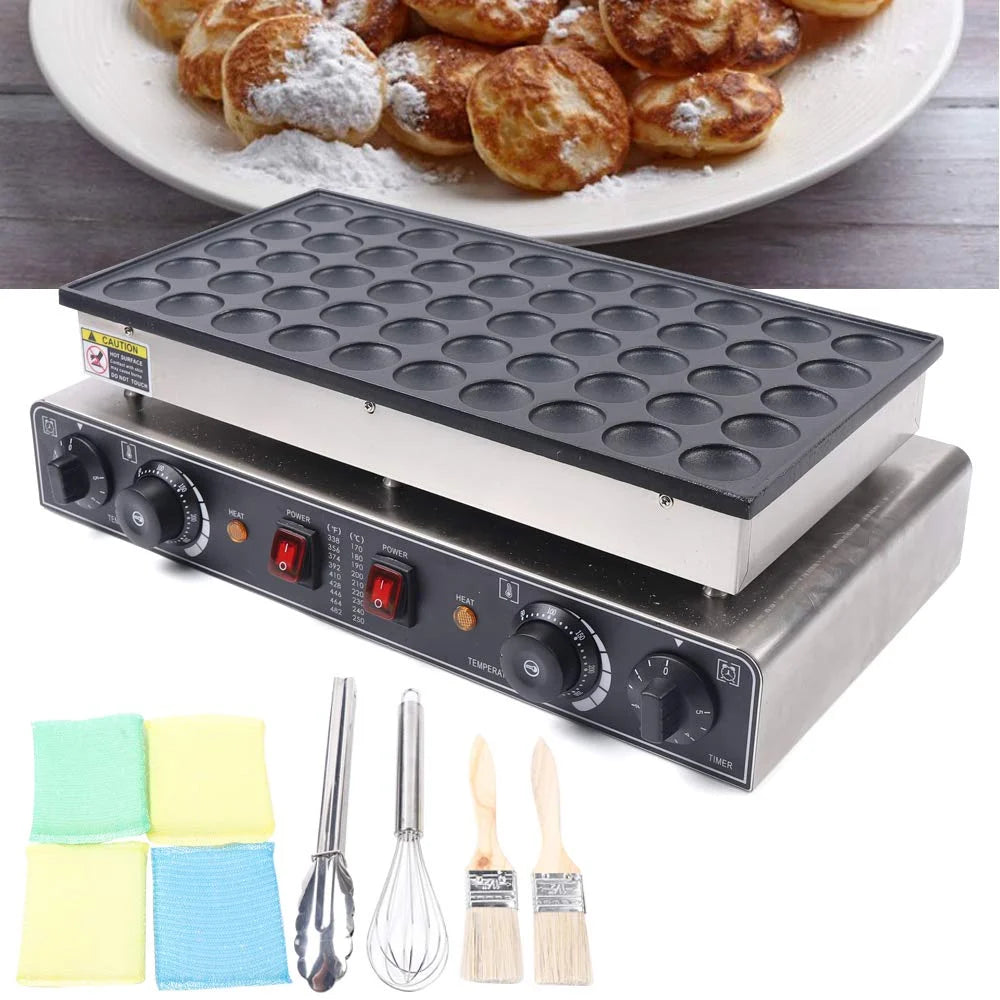 Nonstick Mini Waffle Maker Pancake Baker Iron Machine (50pcs) I898816