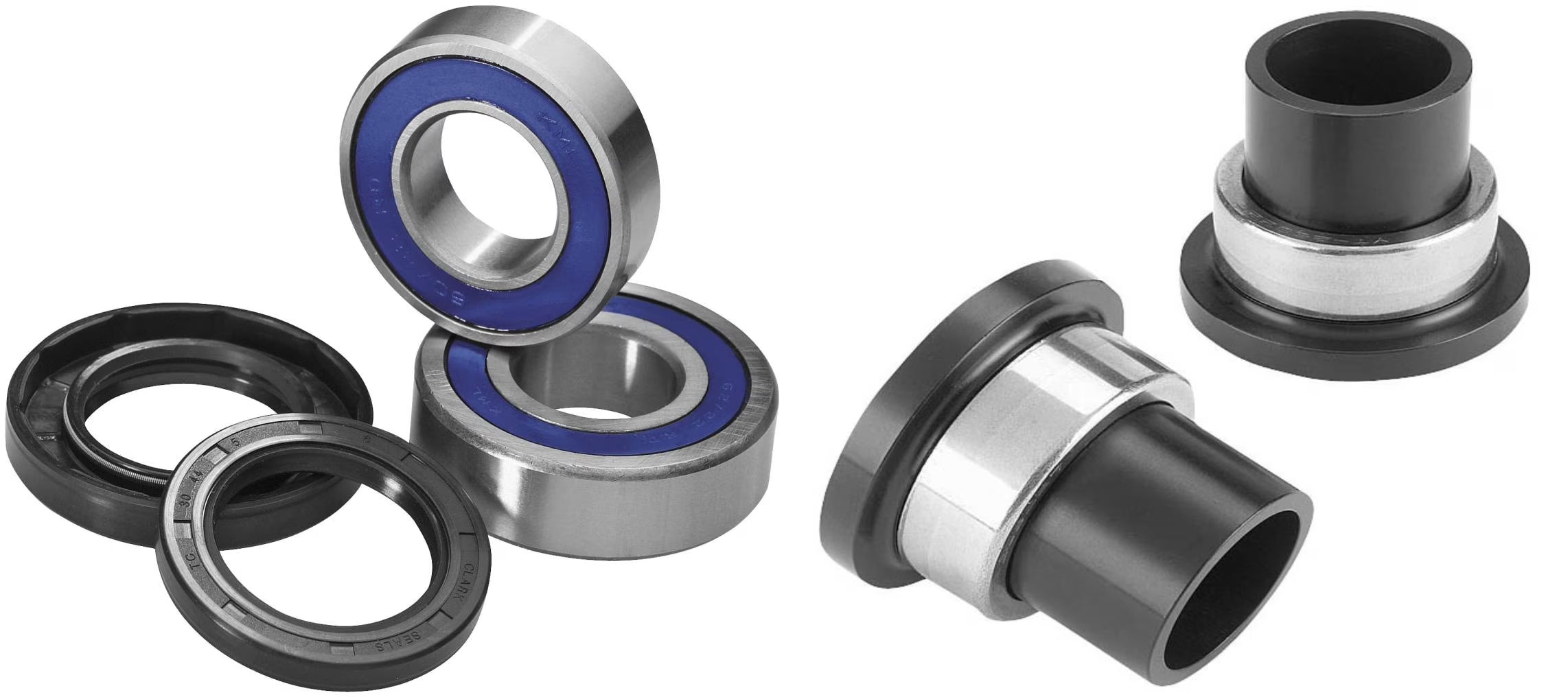 Front and Rear Wheel Spacer Kits for KTM MXC-G 525 2003-2005 F890