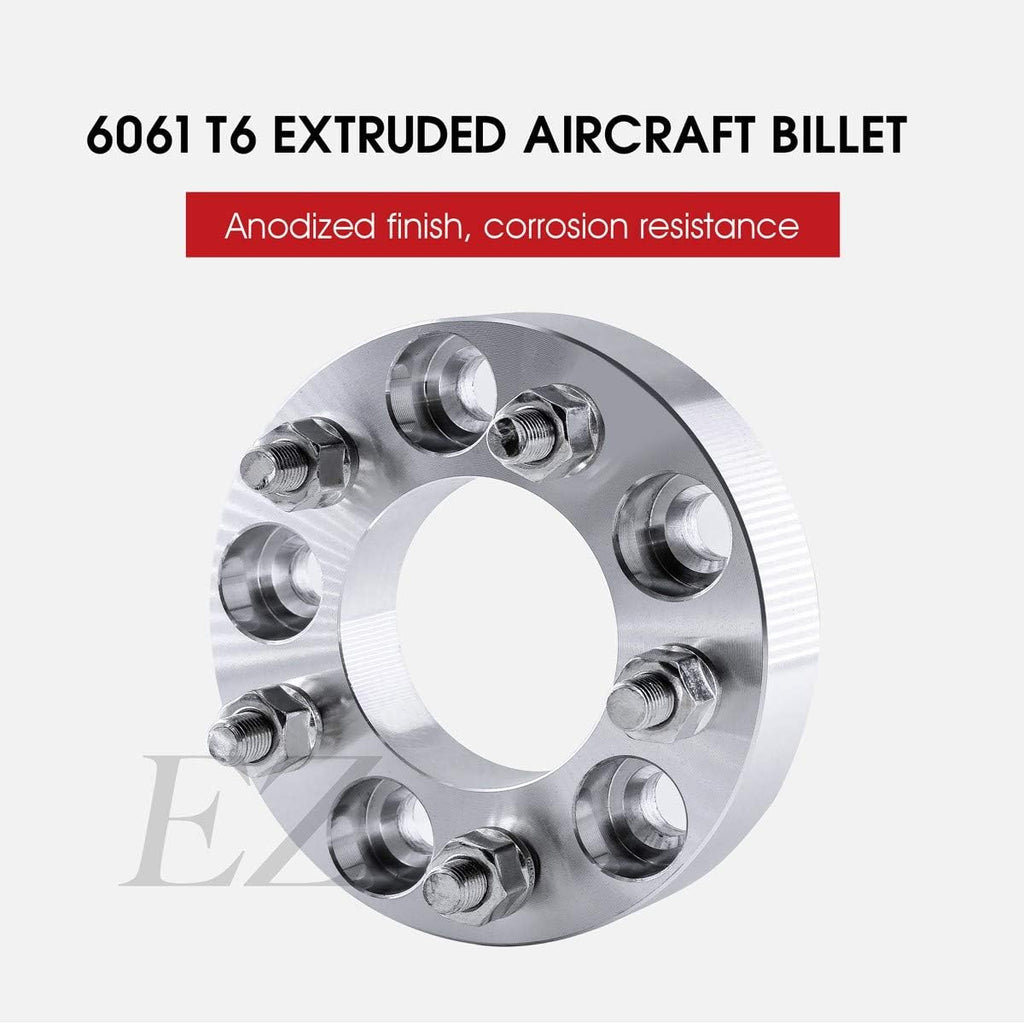 2 Billet Wheel Adapters 5x5 to 5x5 Thickness 1.5 Inch B139846