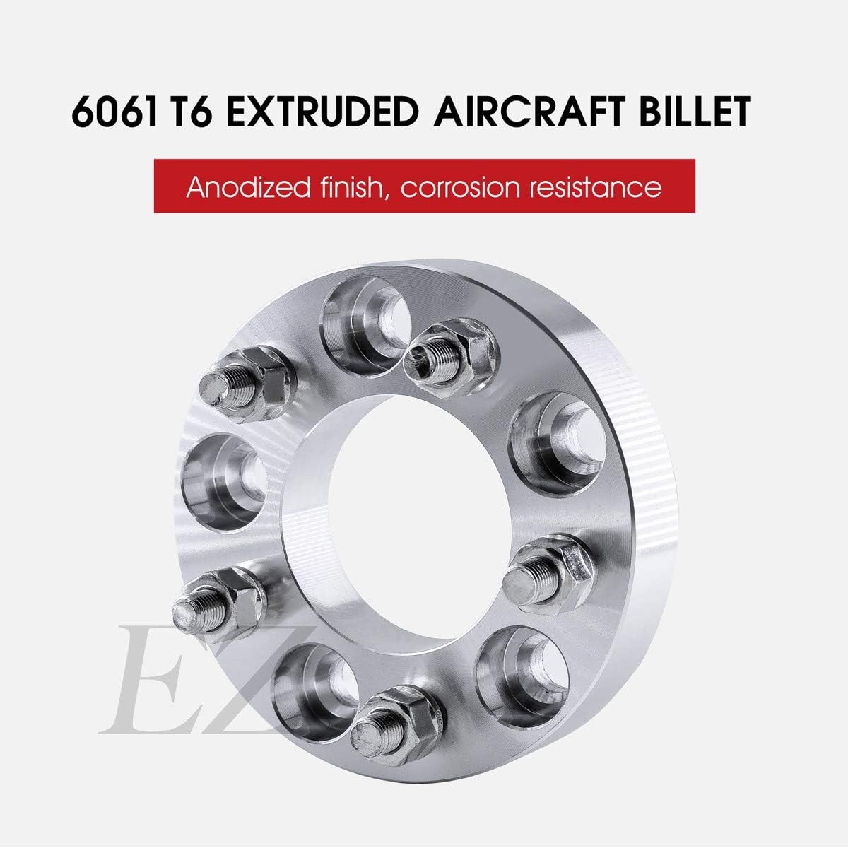 2 Billet Wheel Adapters 5x5 to 5x5 Thickness 1.5 Inch B139846