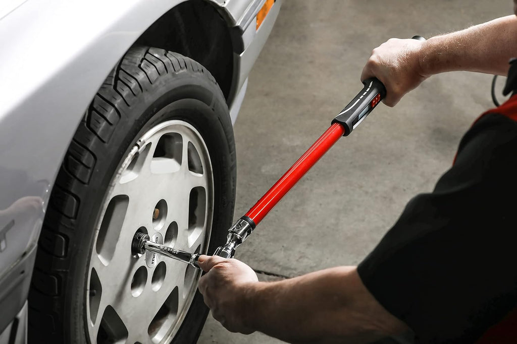 3/8-Inch Drive Flex Head Electronic Digital Torque and Torque Angle Wrench P641281