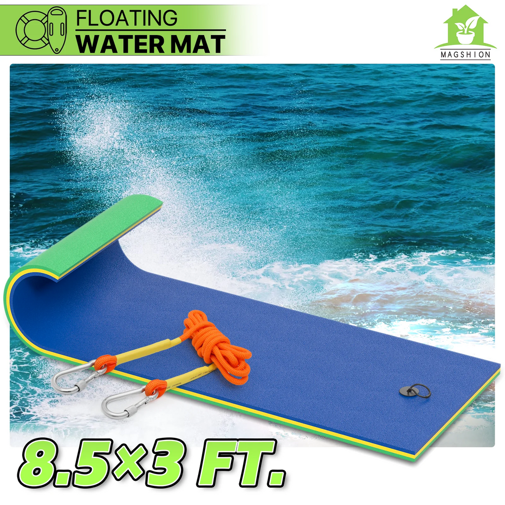 9x3FT 3-Layer Tear-Resistant XPE Foam Water Floating Pad C211