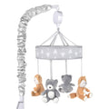 Grey Plush Musical Bear Mobile S421