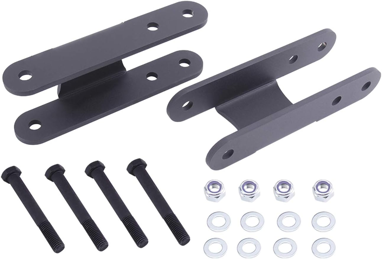 Rear Steel Lift Shackles Suspension Lift Kit 2''-3'' Adjustable Pack of 2 X826716