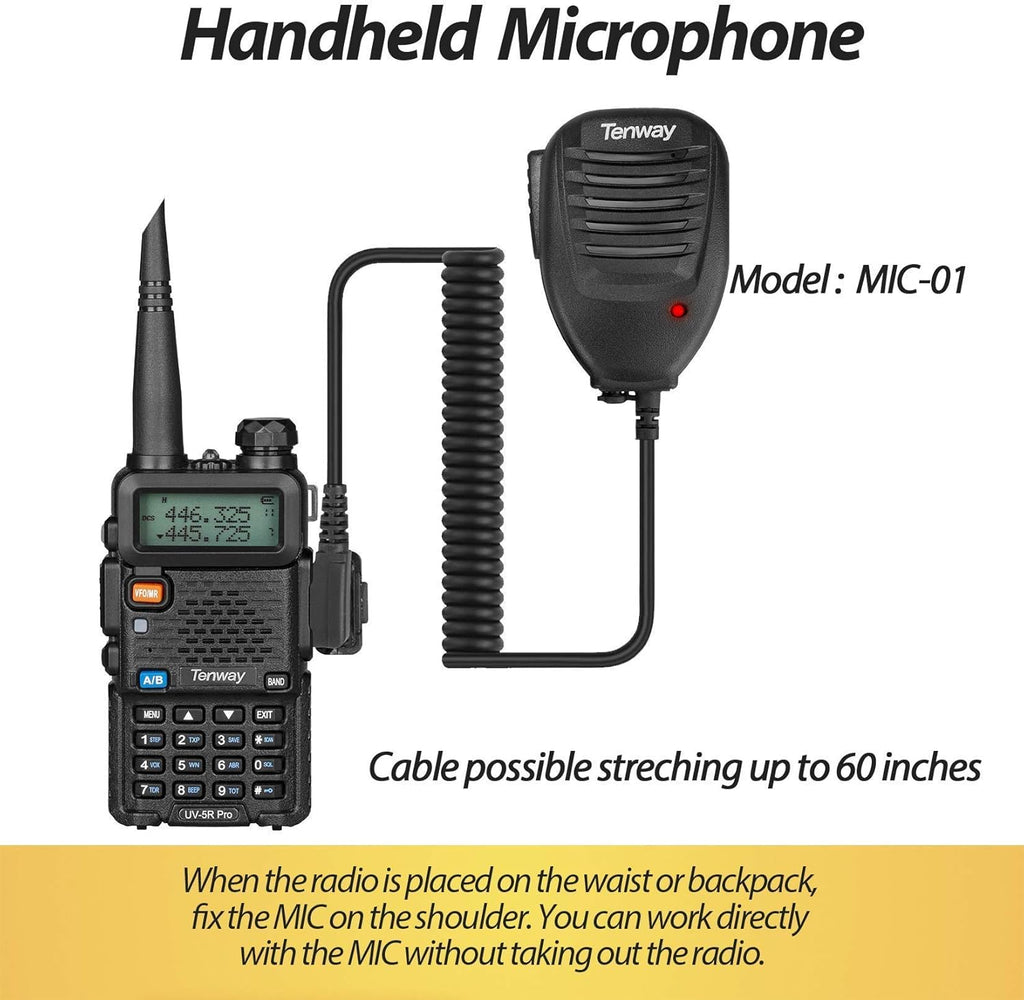 UV-5R Pro 8W Dual Band Two Way Radio 2Pack with Programming Cable R6663