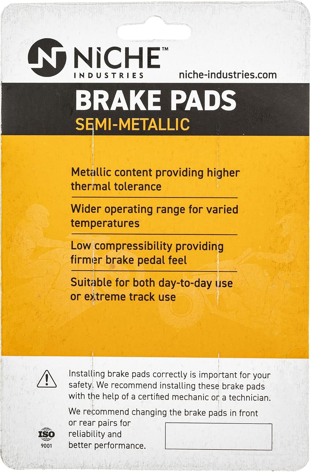 Rear Right Brake Caliper Pads Mounting Bracket Pack of 2 E564