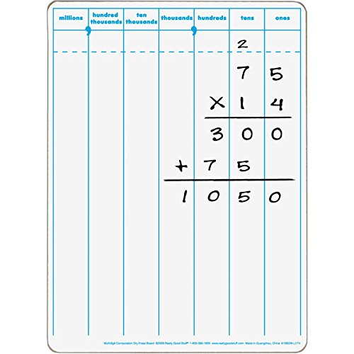 Two-Sided Dry Erase Board Set, 12” by 9” (Set of 6) I69033
