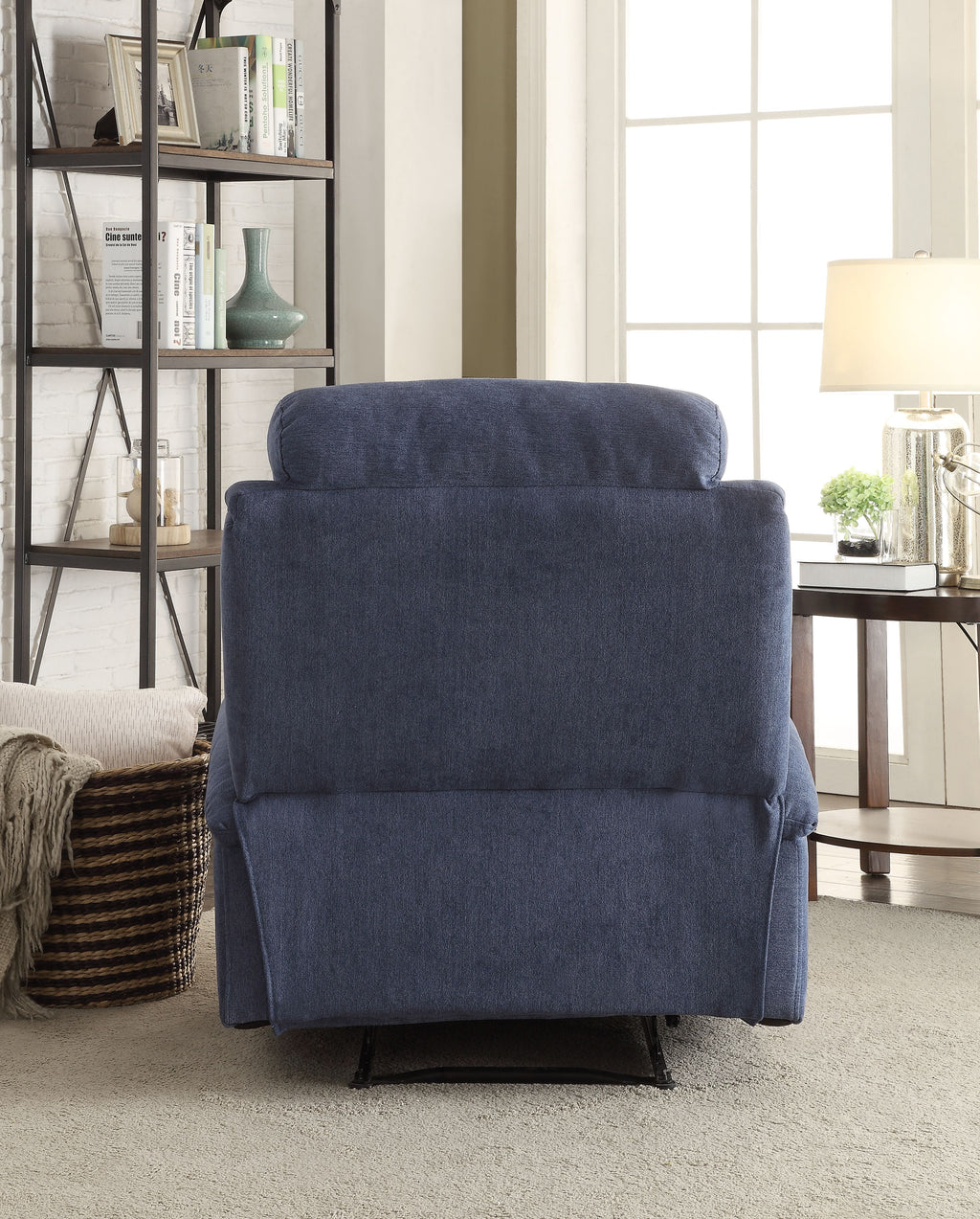 Blue Velvet Recliner N3614