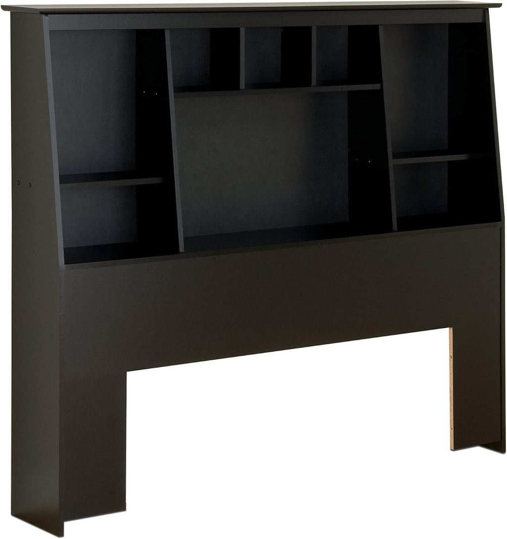 Platform Storage Bed with 6 Drawers, Black, Full/Queen I926