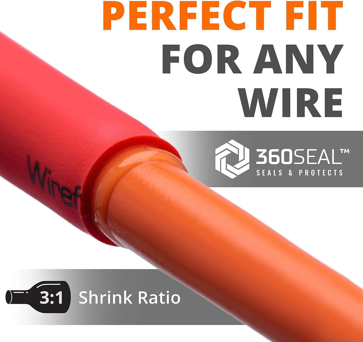 3/4" 3:1 Ratio Adhesive Lined Heat Shrink Tubing Red 50 Feet Roll T775396