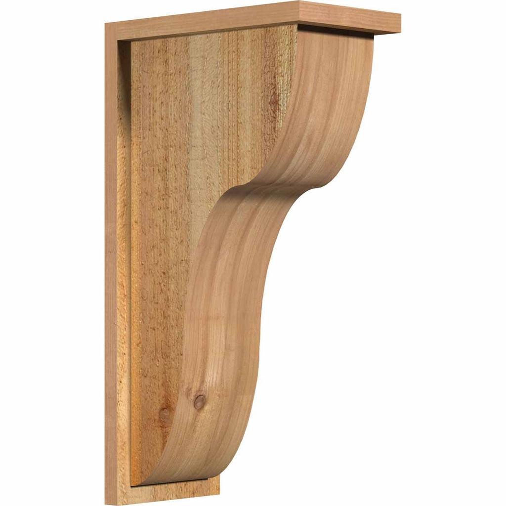 8x22W x 14x22D x 26x22H Western Red Cedar Corbel R585