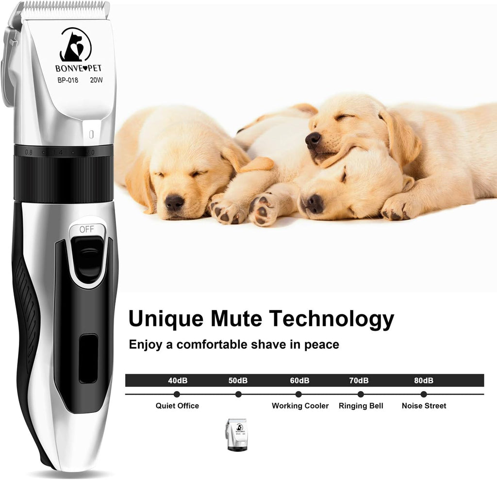 Quiet Cordless Rechargeable Dog Clippers N183650