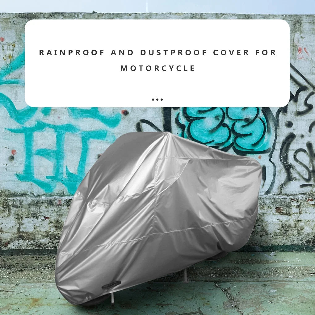 Silver Motorbike Dustproof Cover J174114
