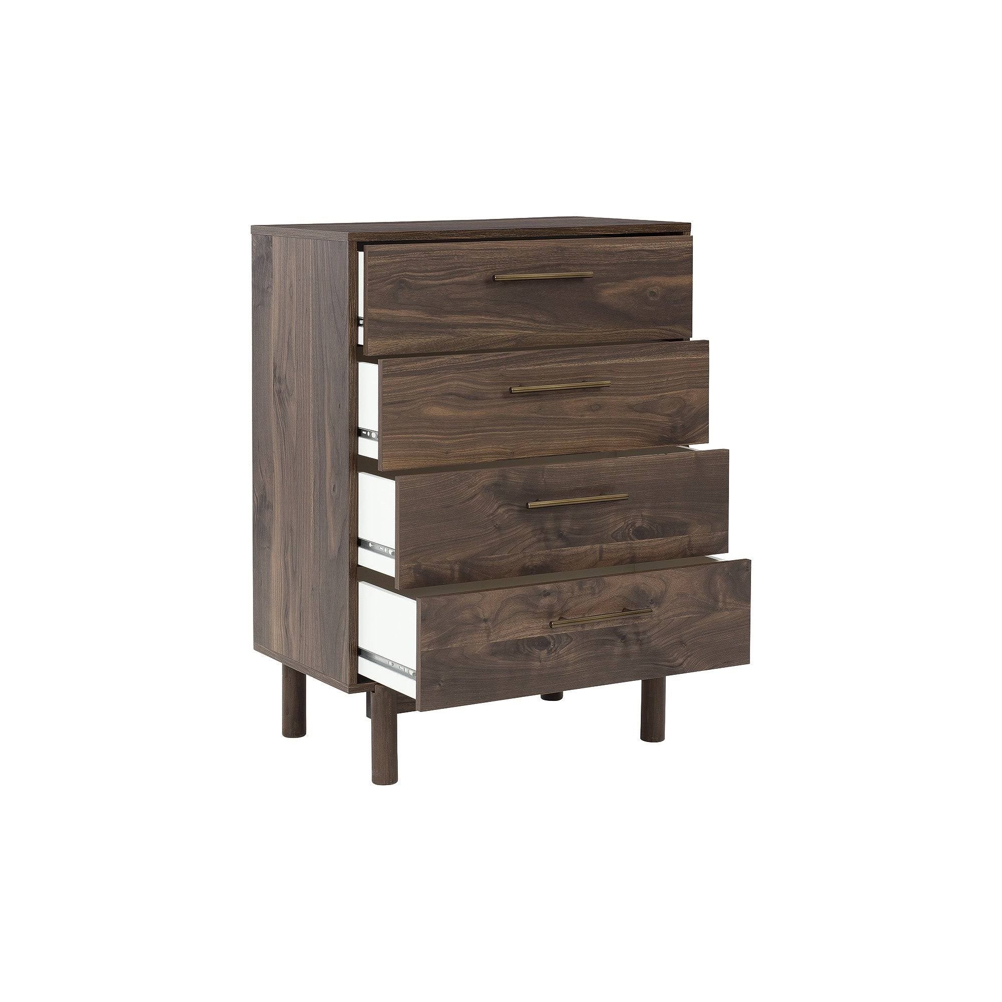 Mocha Four Drawer Chest P804
