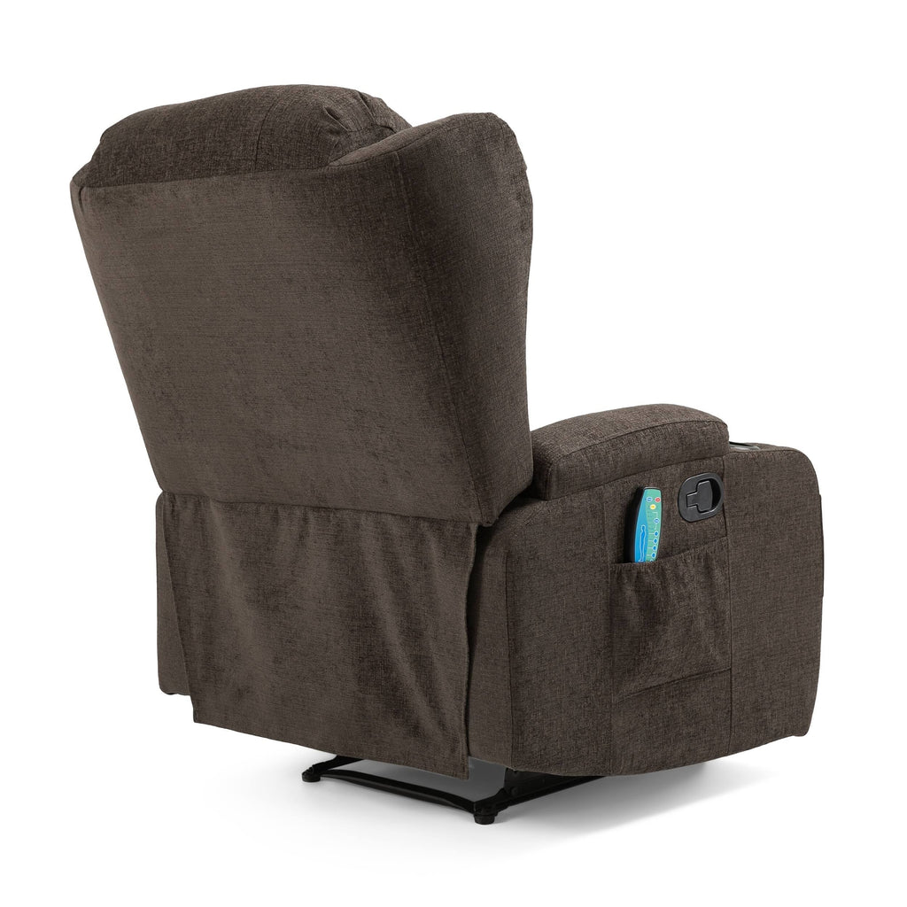 Brown Massage Recliner Y30895