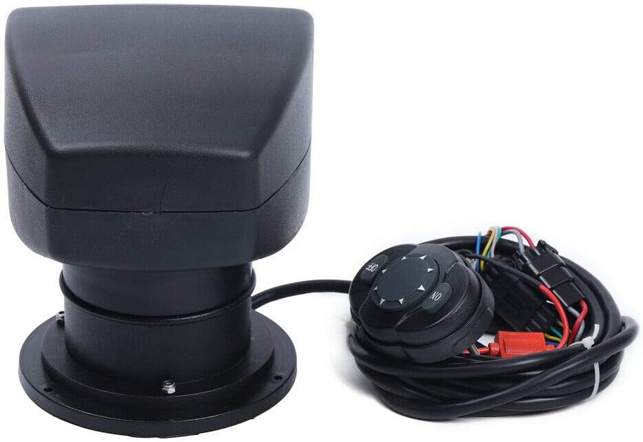 Black 100W Remote Control Spotlight 2500LM 12V C338