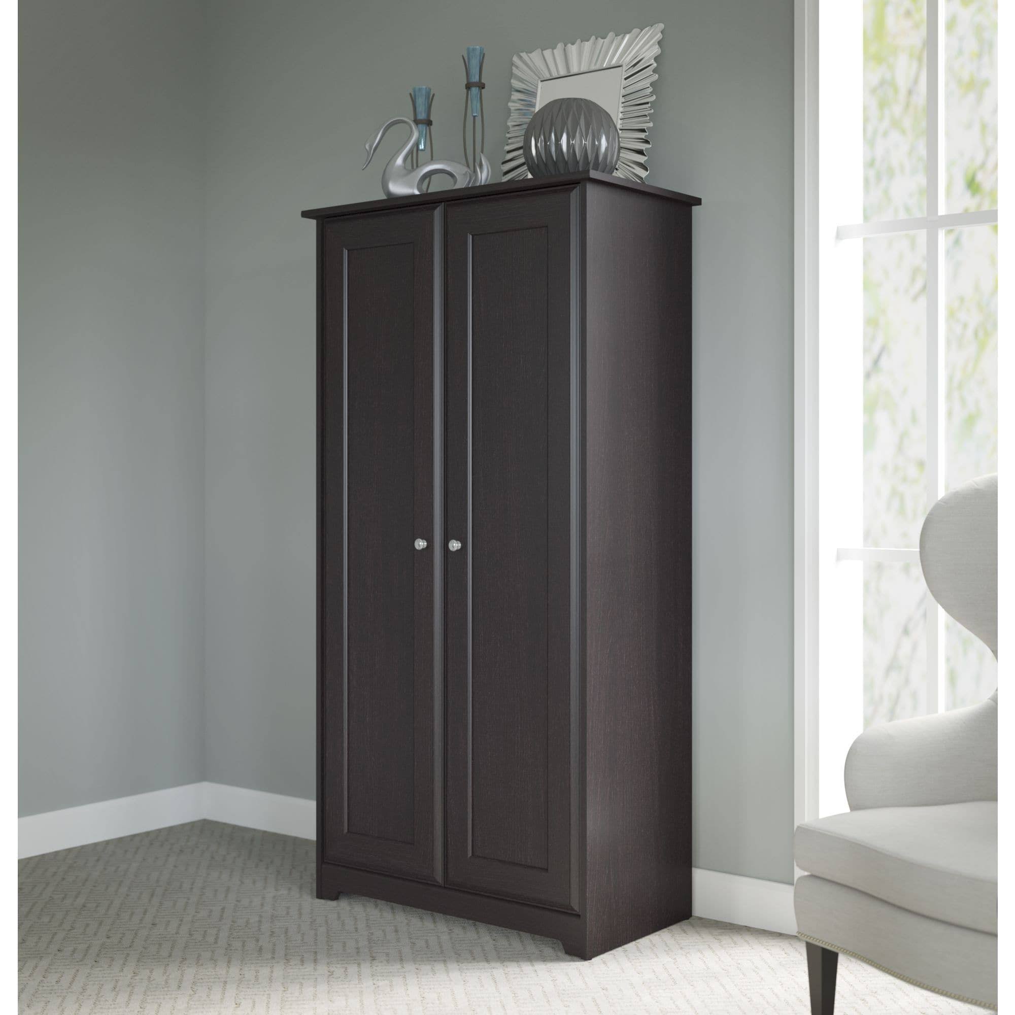 Espresso Oak Storage Cabinet M4107