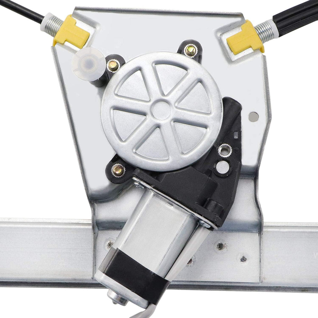 Rear Driver Left Side Power Window Regulator with Motor Pack of 2 W6491