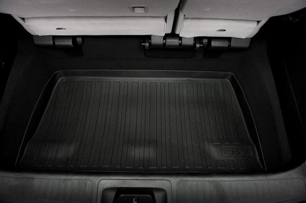 Black TPE All Weather Custom Fit Floor Liner and Cargo Mats Q3595