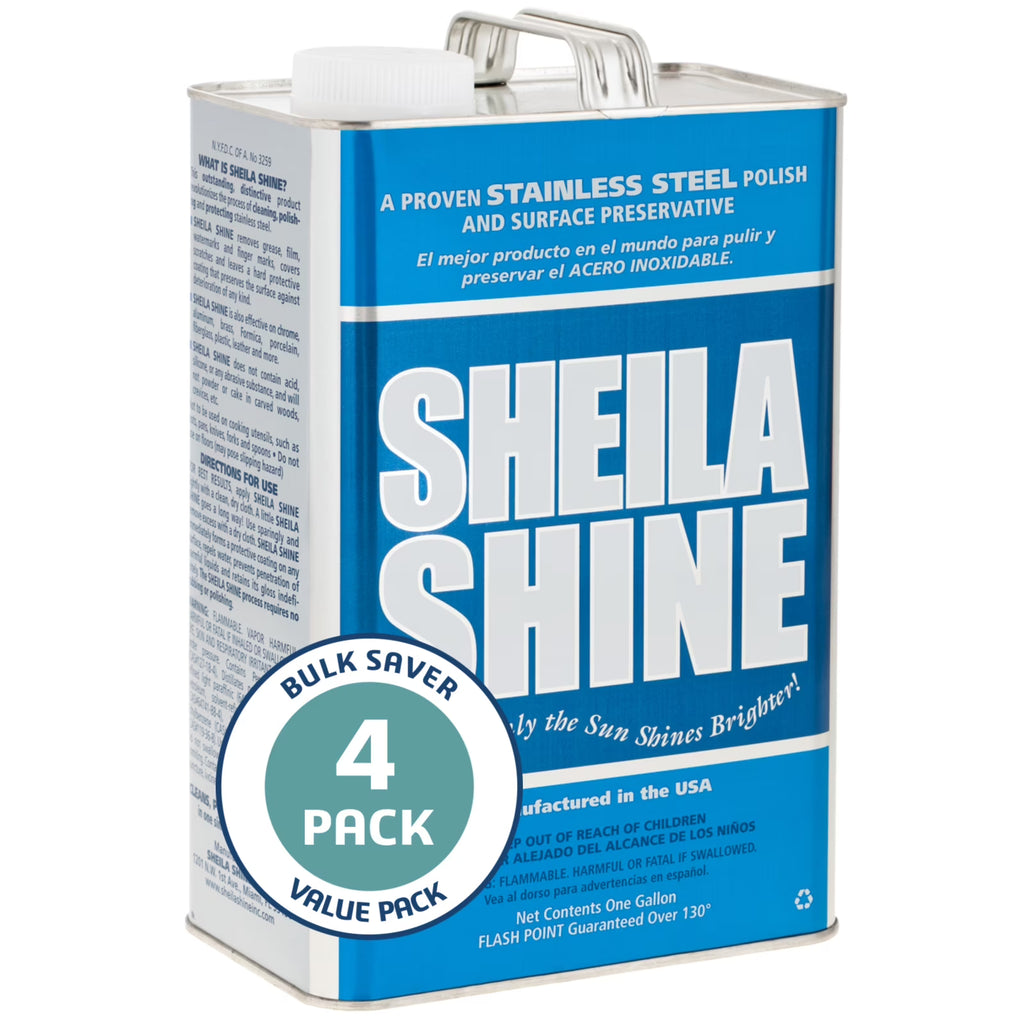Stainless Steel Cleaner & Polish, 1 gal Can, 4/Carton F57033
