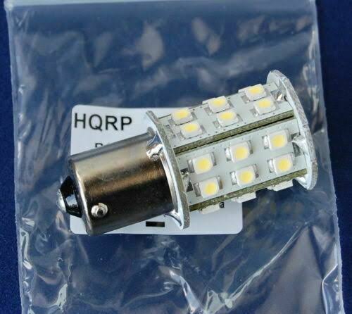 10x BA15S SMD LED Warm White Bulbs C2830