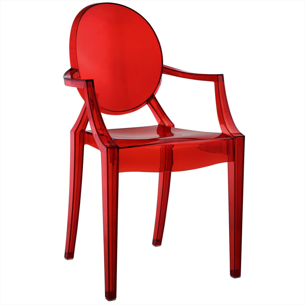 Red Dining Armchair Q7007