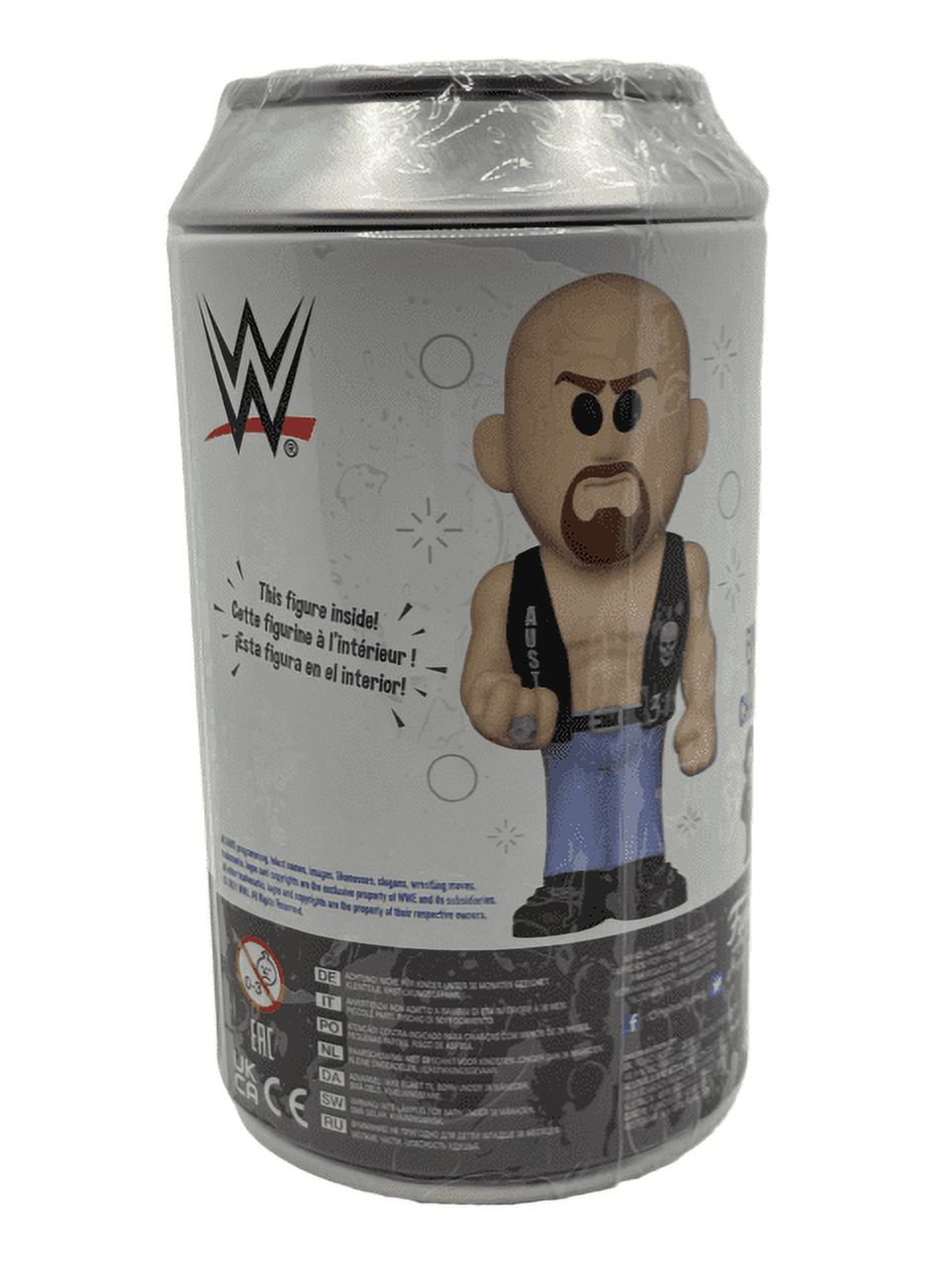 WWE Stone Cold Steve Austin Vinyl Soda Can Limited Edition J9583