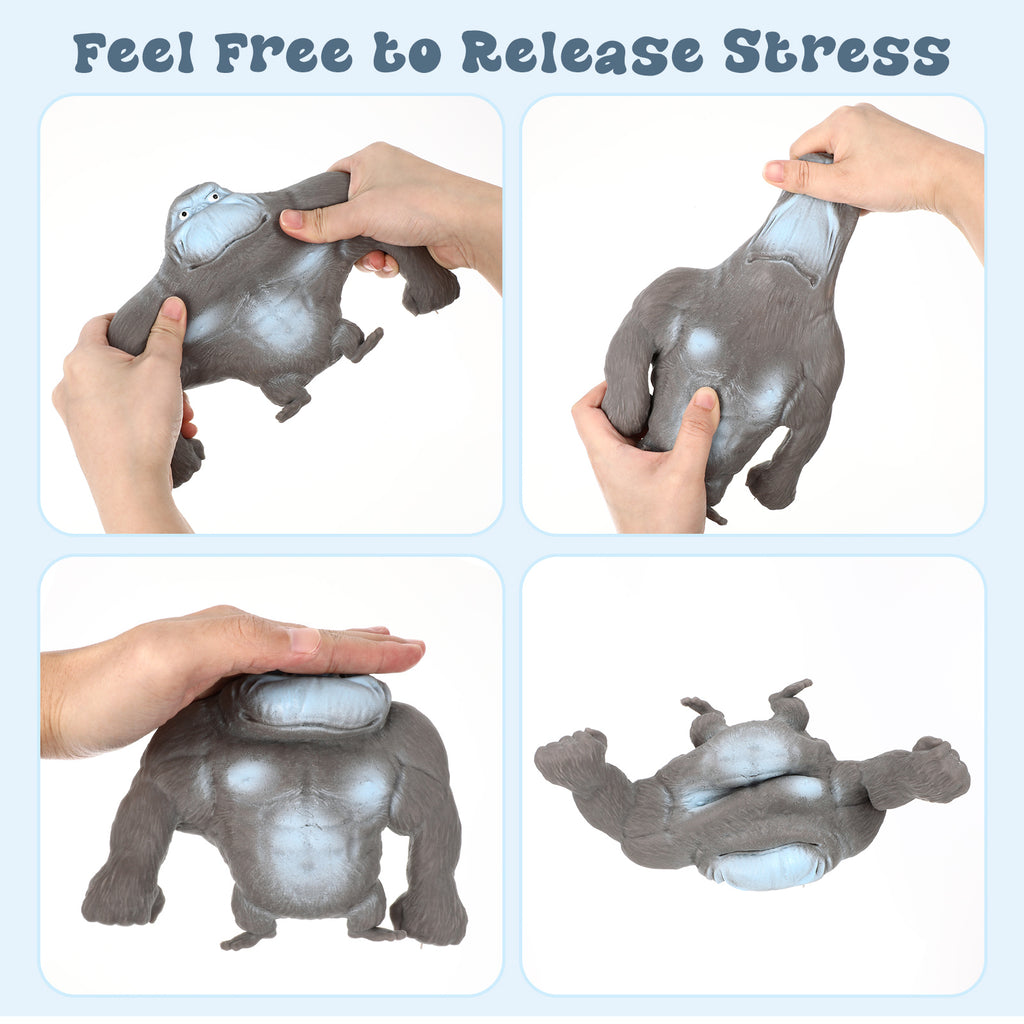 2 Pack Decompression Gorilla Toy Squeeze Animals Party Favors O159