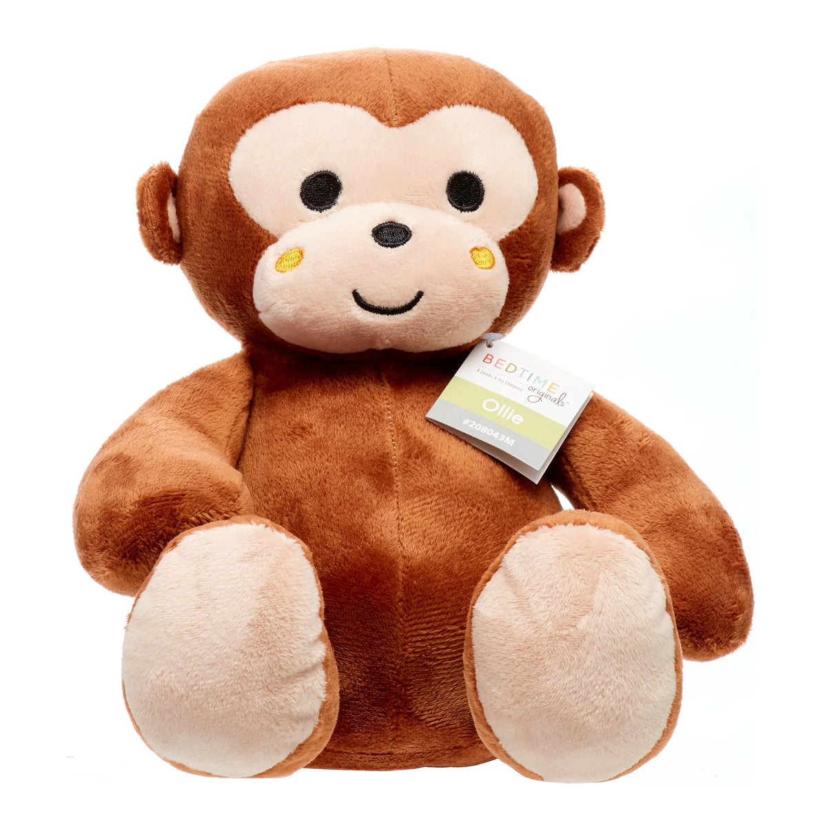 Brown Plush Monkey Stuffed Animal G875