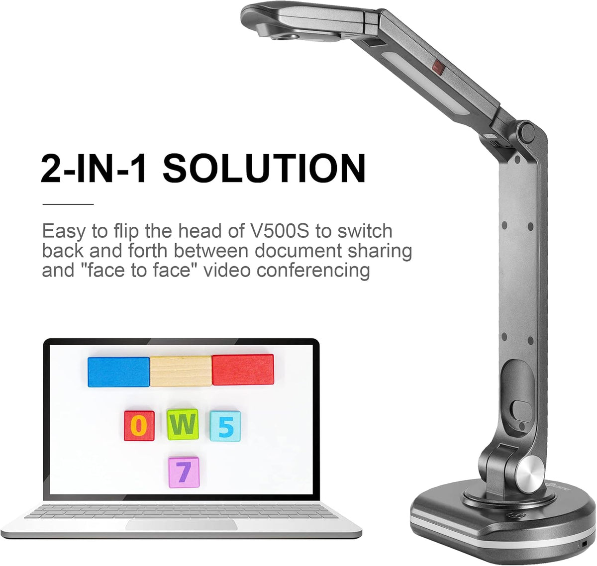 8MP HD USB Document Camera with Light T509