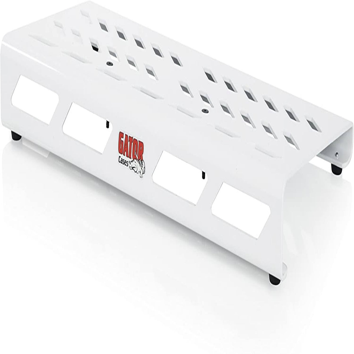 Aluminum Pedal Board with Carry Bag, White, Large Y5015
