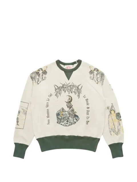 Samuel Zelig LA Luna crewneck sweaters
