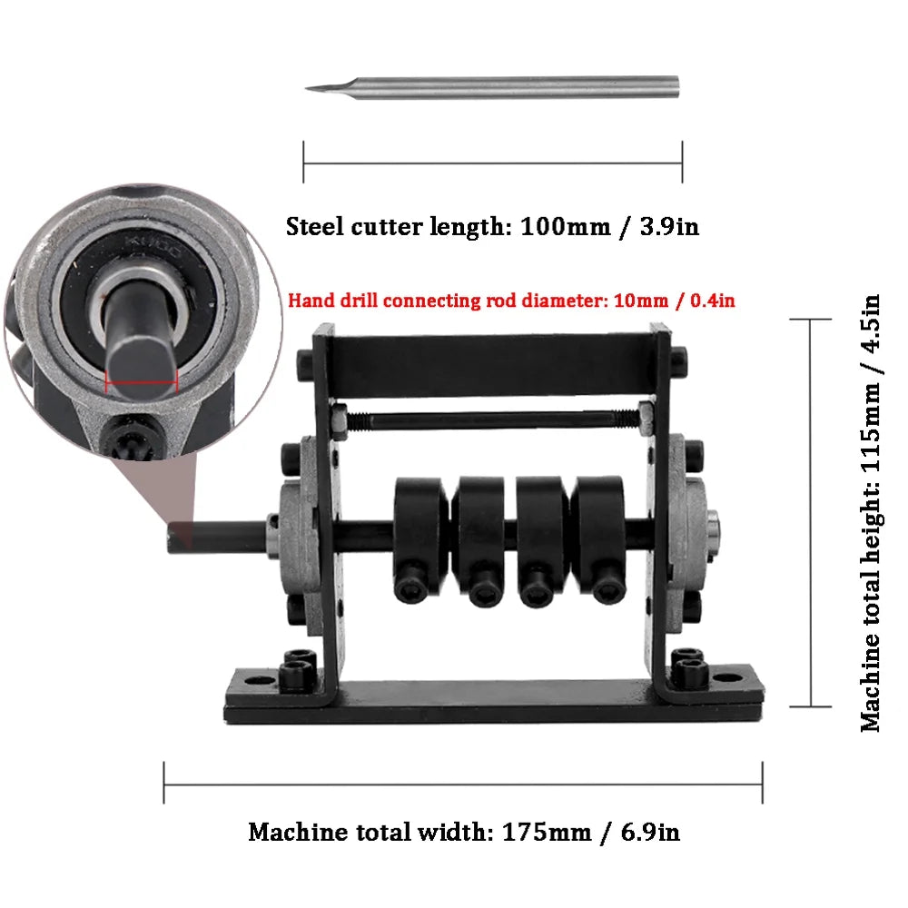Manual Portable Wire Stripping Machine for 1-30mm Hand Tool T124