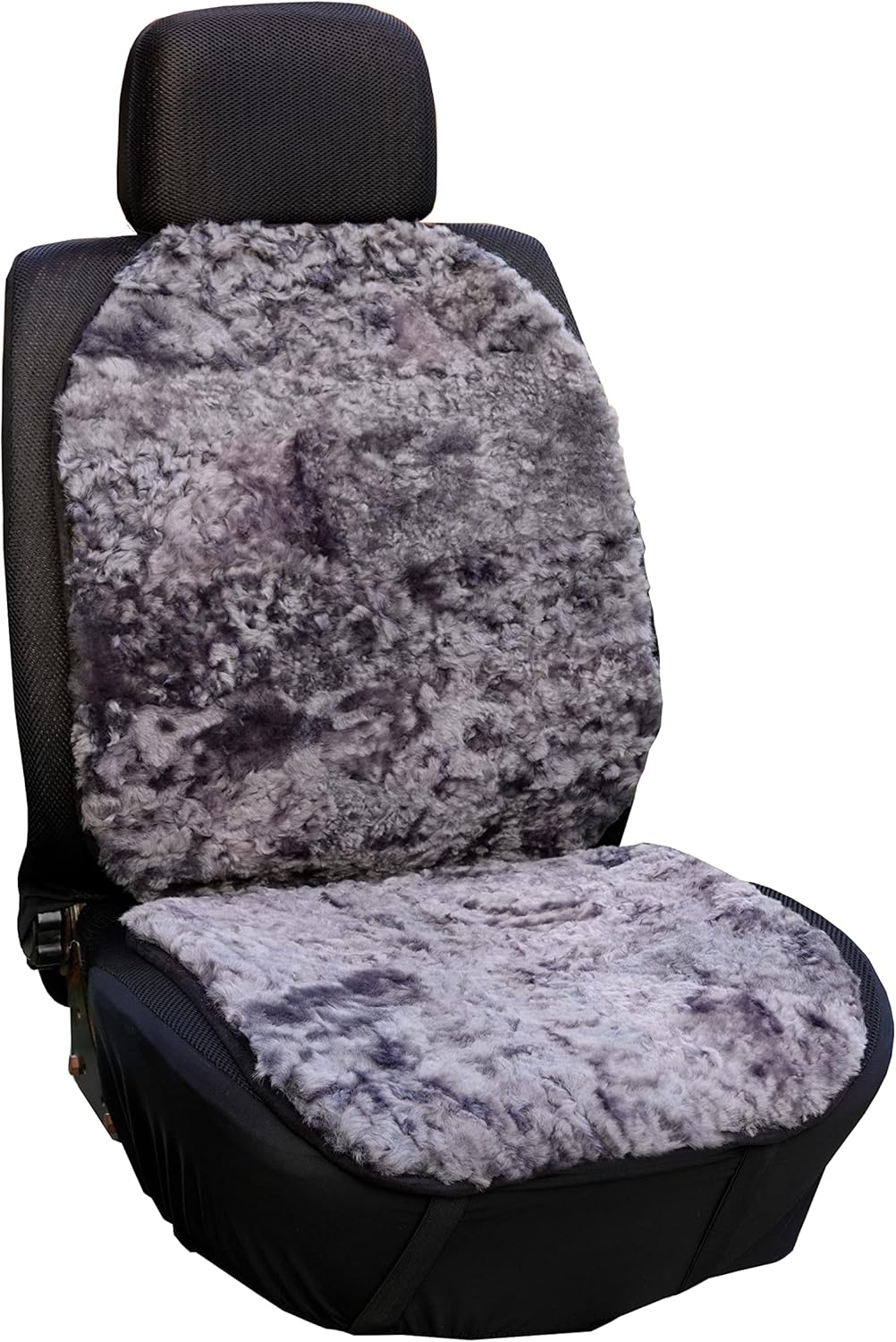 Gray Sheepskin Car Seat Covers (1 Pack) L304