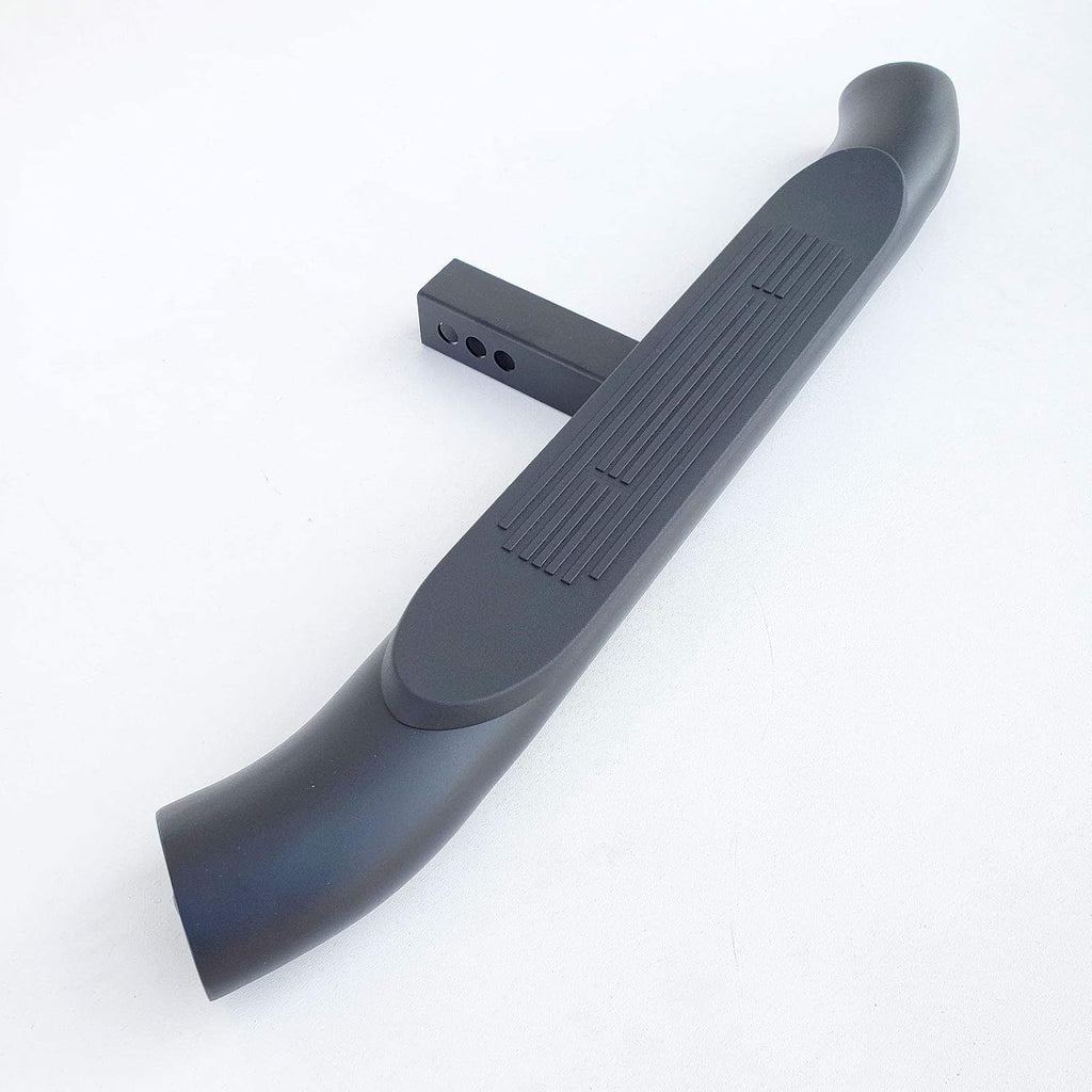 Black 4" Oval Curved Truck Trailer Rear Bumper Guard E192120
